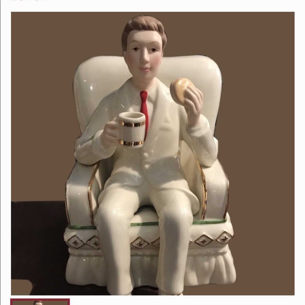 Lenox Dad Figurine Fireplace Collection